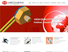 Tablet Screenshot of cantherm.com